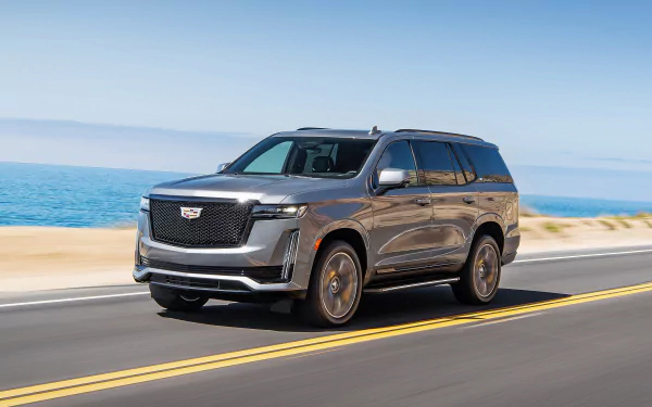 silver car SUV car Cadillac vehicle Cadillac Escalade HD Desktop Wallpaper | Background Image