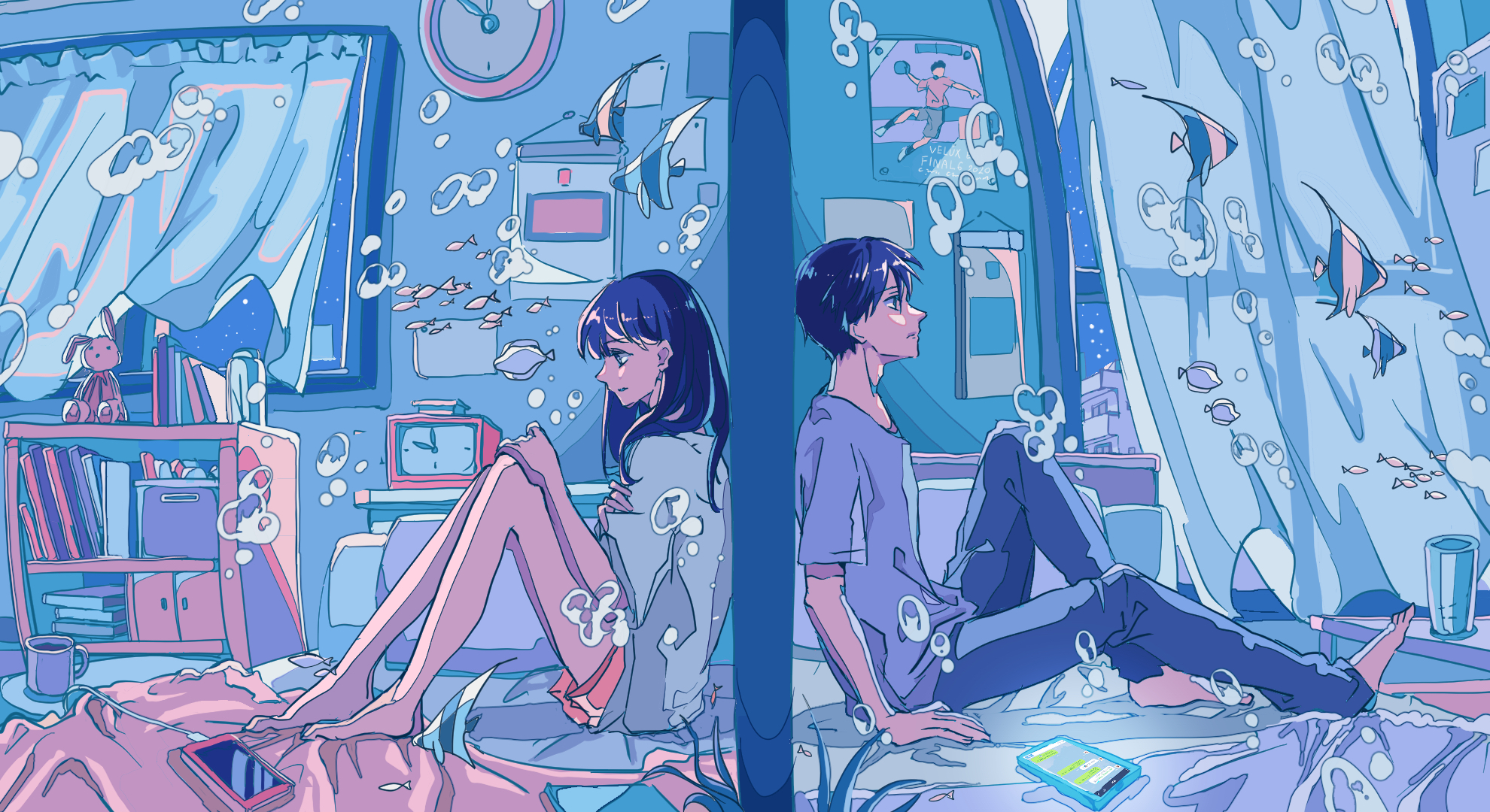 Anime Couple Wallpaper Download  MOONAZ