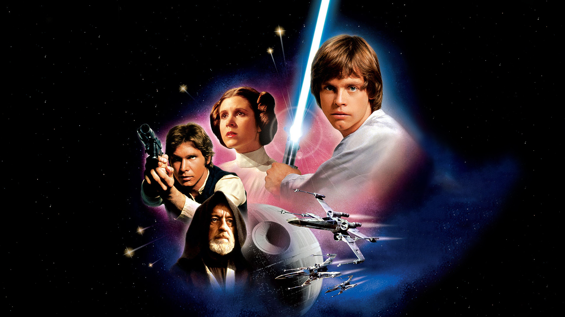 Download Obi Wan Kenobi Han Solo Princess Leia Luke Skywalker Movie Star Wars Episode Iv A New