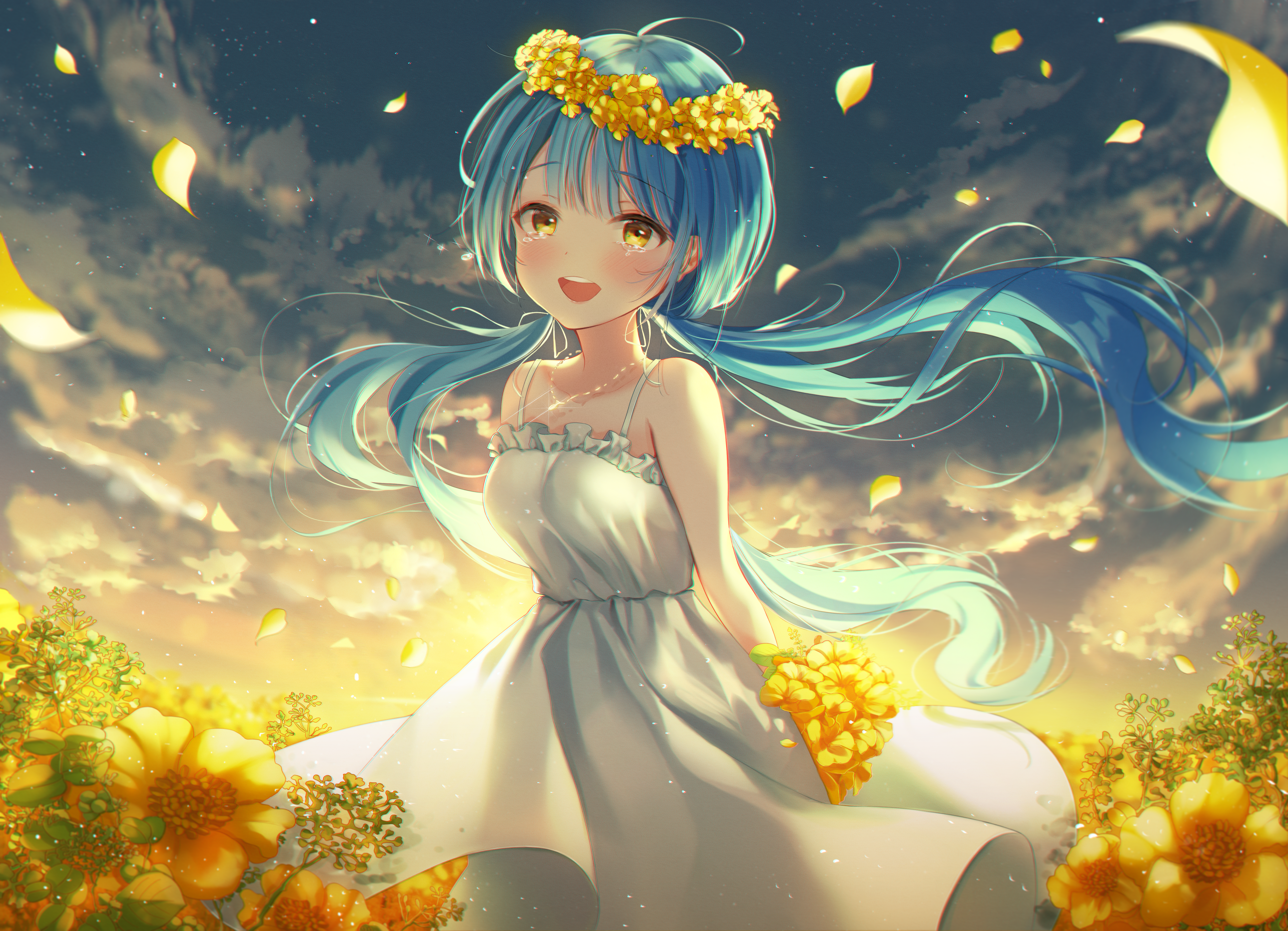 Anime Girl 4k Ultra HD Wallpaper by イア