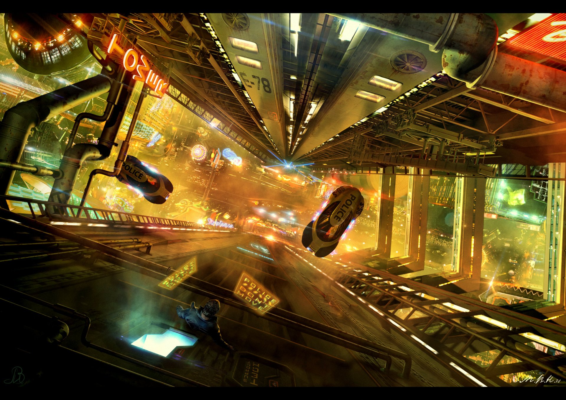 Download Futuristic City Sci Fi Futuristic HD Wallpaper by Vladimir ...