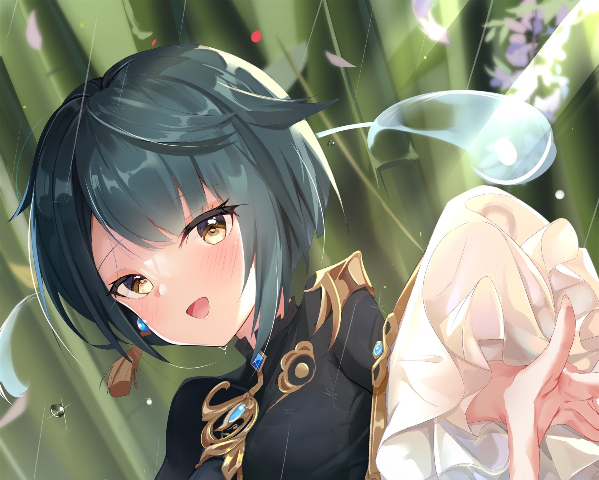 Download Xingqiu (Genshin Impact) Video Game Genshin Impact HD Wallpaper by 中午茶会