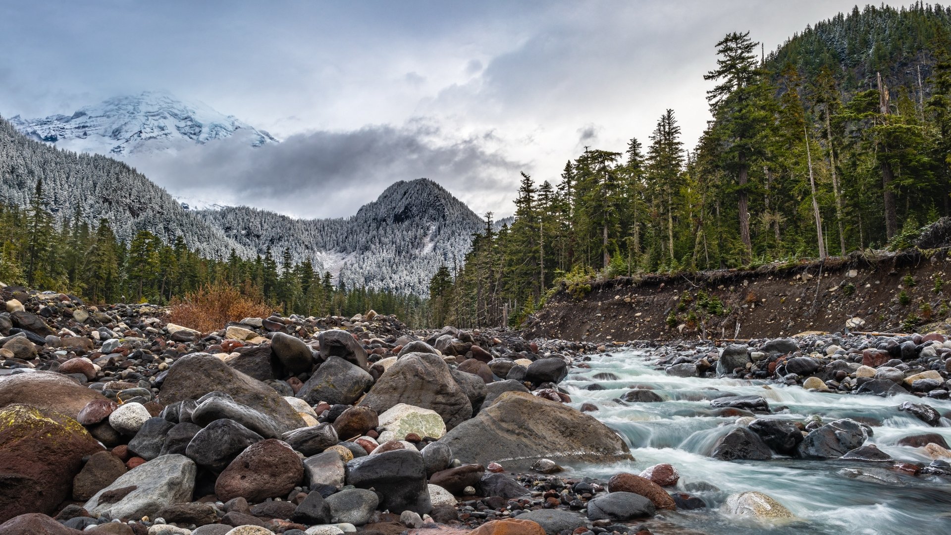 Nature Mount Rainier 4k Ultra HD Wallpaper