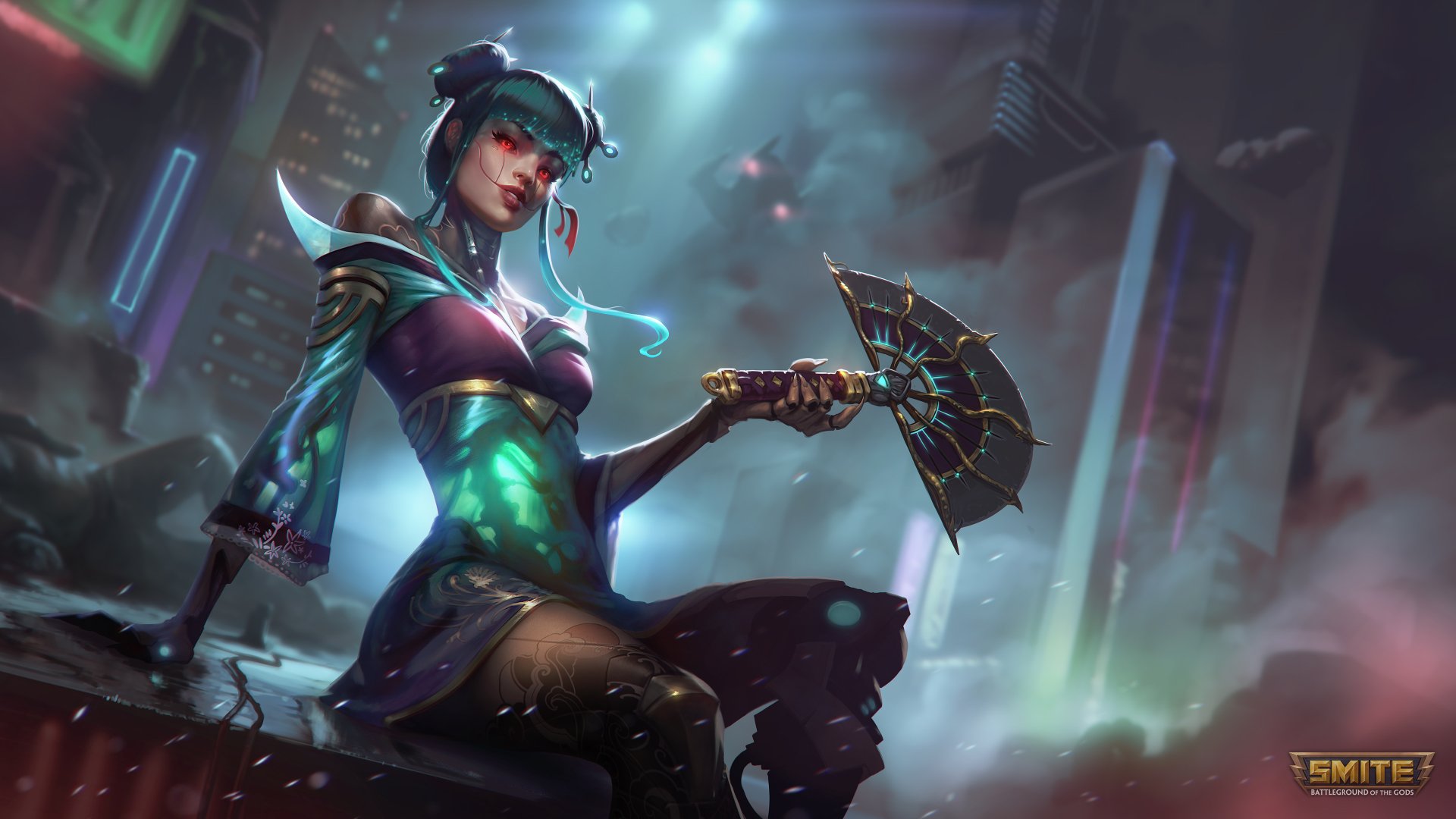 Download Izanami (smite) Video Game Smite 4k Ultra Hd Wallpaper