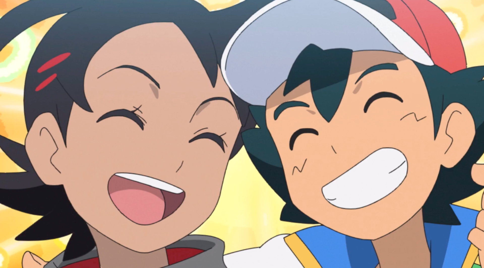 Download Black Hair Smile Goh (Pokémon) Ash Ketchum Anime Pokemon HD Wallpaper