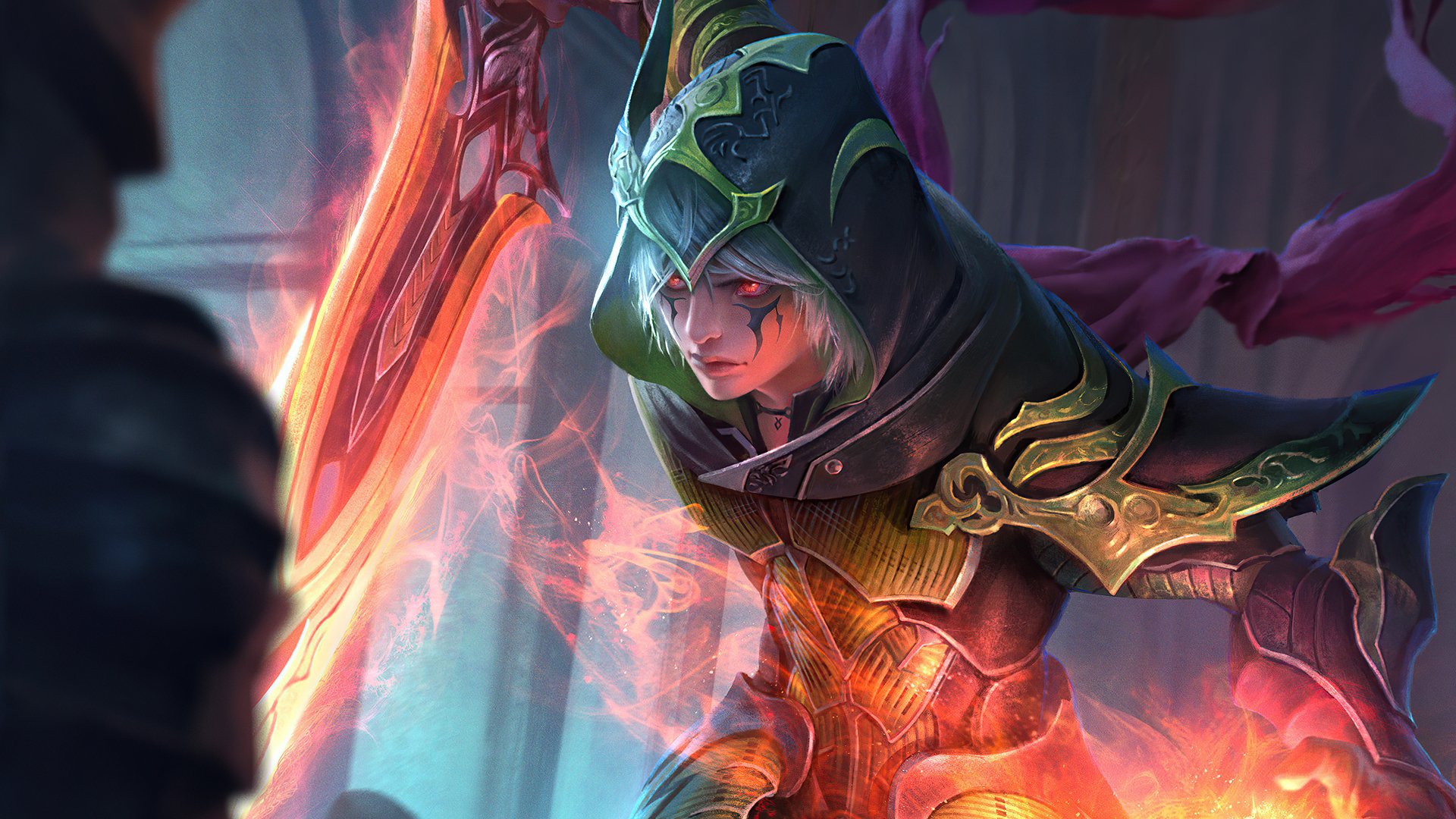 Download Fantasy Warrior Fantasy Warrior 4k Ultra HD Wallpaper by Francis Tneh