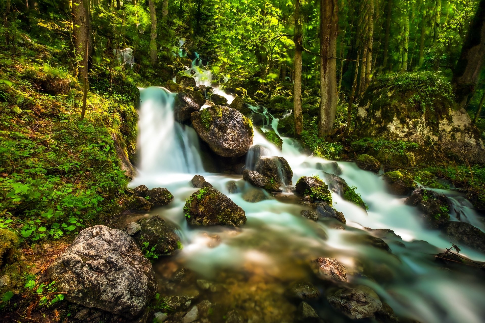 Download Bavaria Germany Nature Stream HD Wallpaper