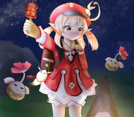 Klee (Genshin Impact) video game Genshin Impact HD Desktop Wallpaper | Background Image