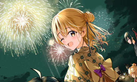 fireworks Yui Yuigahama Yukino Yukinoshita black hair Hachiman Hikigaya yukata short hair blonde Iroha Isshiki My Teen Romantic Comedy SNAFU Anime HD Desktop Wallpaper | Background Image