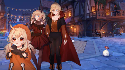 Kaeya (Genshin Impact) Diluc (Genshin Impact) Qiqi (Genshin Impact) Klee (Genshin Impact) Jean (Genshin Impact) Barbara (Genshin Impact) video game Genshin Impact HD Desktop Wallpaper | Background Image