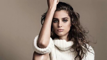 sweater makeup hair model woman Taylor Marie Hill HD Desktop Wallpaper | Background Image