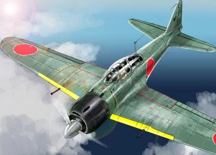 warplane aircraft military Mitsubishi A6M Zero HD Desktop Wallpaper | Background Image