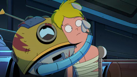 robot blonde KVN (Final Space) Gary Goodspeed TV Show Final Space HD Desktop Wallpaper | Background Image