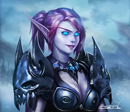  Blood Elf Deathknight by Buyansanjaa