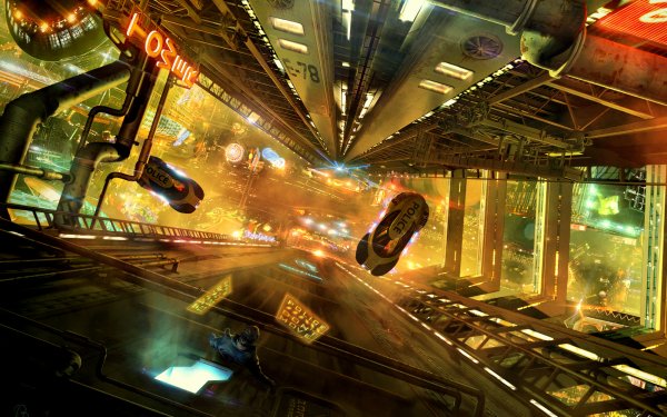 Sci Fi Futuristic Futuristic City HD Wallpaper | Background Image