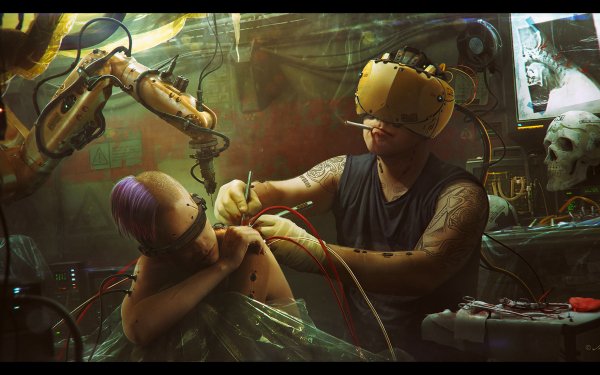 Sci Fi Cyberpunk Cyborg HD Wallpaper | Background Image