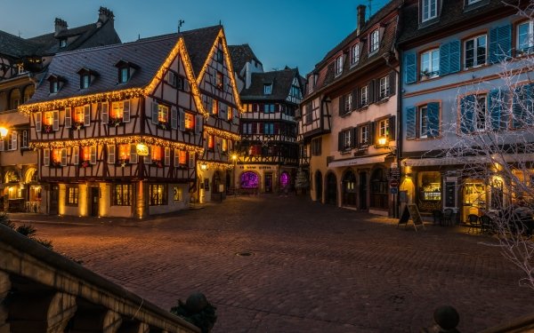 Man Made Colmar Towns France Alsace HD Wallpaper | Background Image