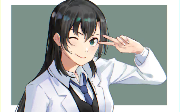 long hair black hair Shizuka Hiratsuka My Youth Romantic Comedy Is Wrong As I Expected Anime My Teen Romantic Comedy SNAFU HD Desktop Wallpaper | Background Image