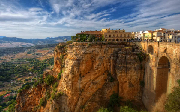  Puente Nuevo (Puente Nuevo Ronda, Málaga), Arch Bridge in Ronda, Spain