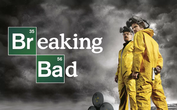 Aaron Paul Jesse Pinkman Bryan Cranston Walter White TV Show Breaking Bad HD Desktop Wallpaper | Background Image
