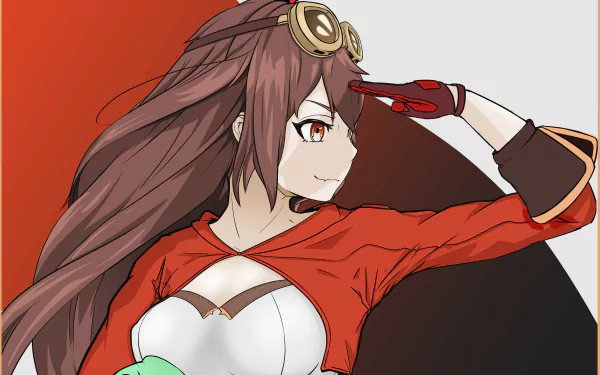 Amber (Genshin Impact) video game Genshin Impact HD Desktop Wallpaper | Background Image