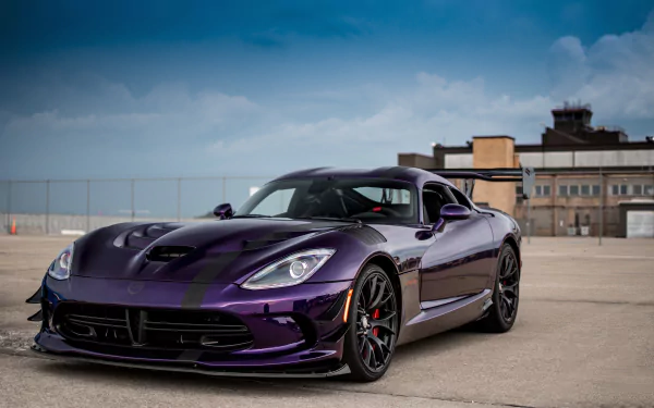 purple car car Dodge vehicle Dodge Viper ACR HD Desktop Wallpaper | Background Image