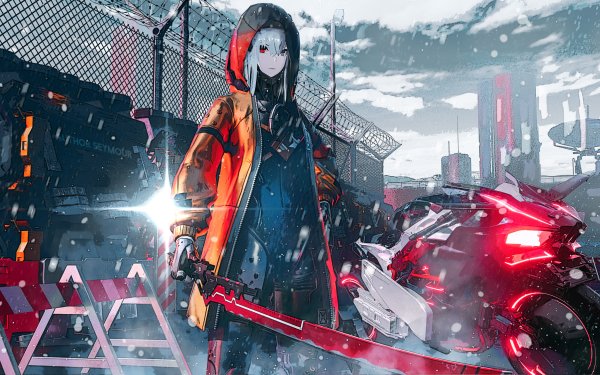 Anime Girl Woman Warrior HD Wallpaper | Background Image