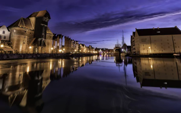 reflection Poland man made Gdansk HD Desktop Wallpaper | Background Image