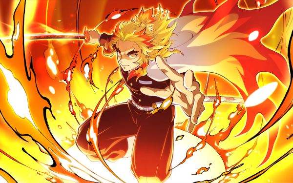 Kyojuro Rengoku HD Wallpaper | Background Image | 3112x1440 | ID ...