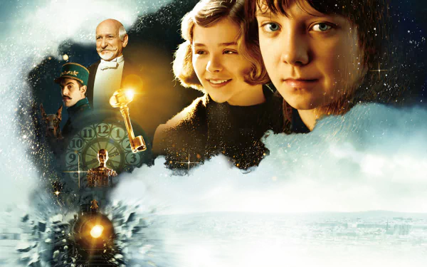 Chloë Grace Moretz Ben Kingsley Sacha Baron Cohen Asa Butterfield movie Hugo (Movie) HD Desktop Wallpaper | Background Image