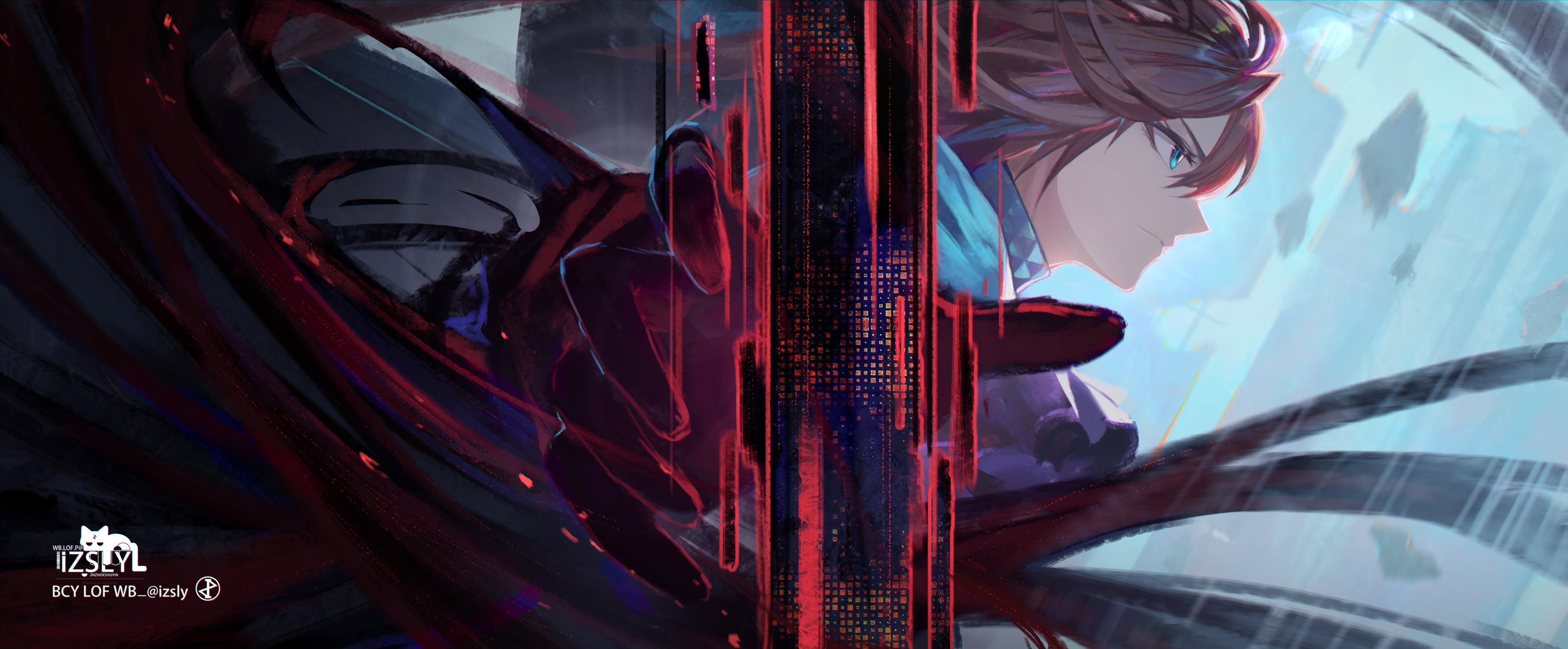 Amiya, Cyberpunk and Neon HD Wallpaper