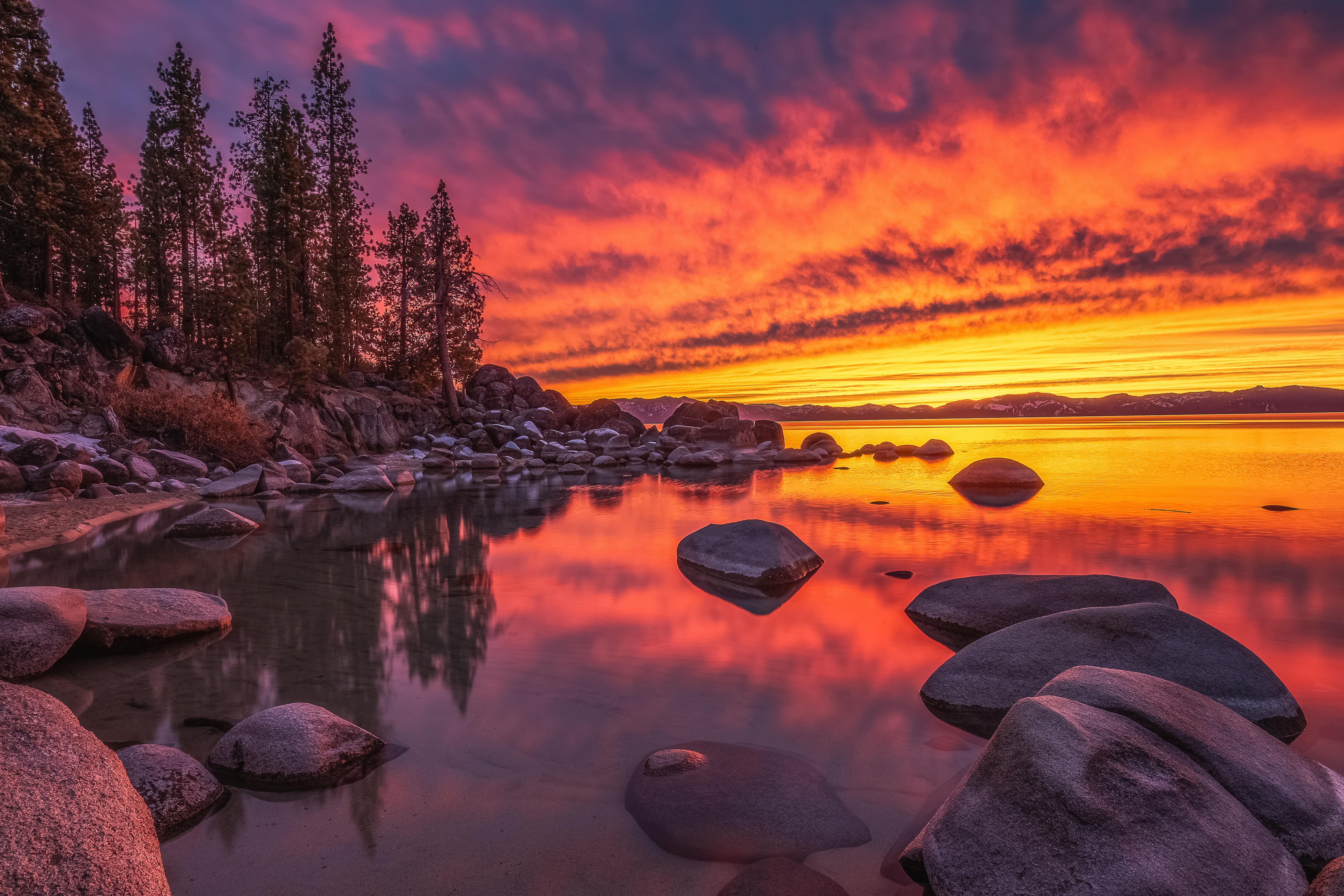 Tahoe at Sunrise Wall Mural | Buy online at Europosters