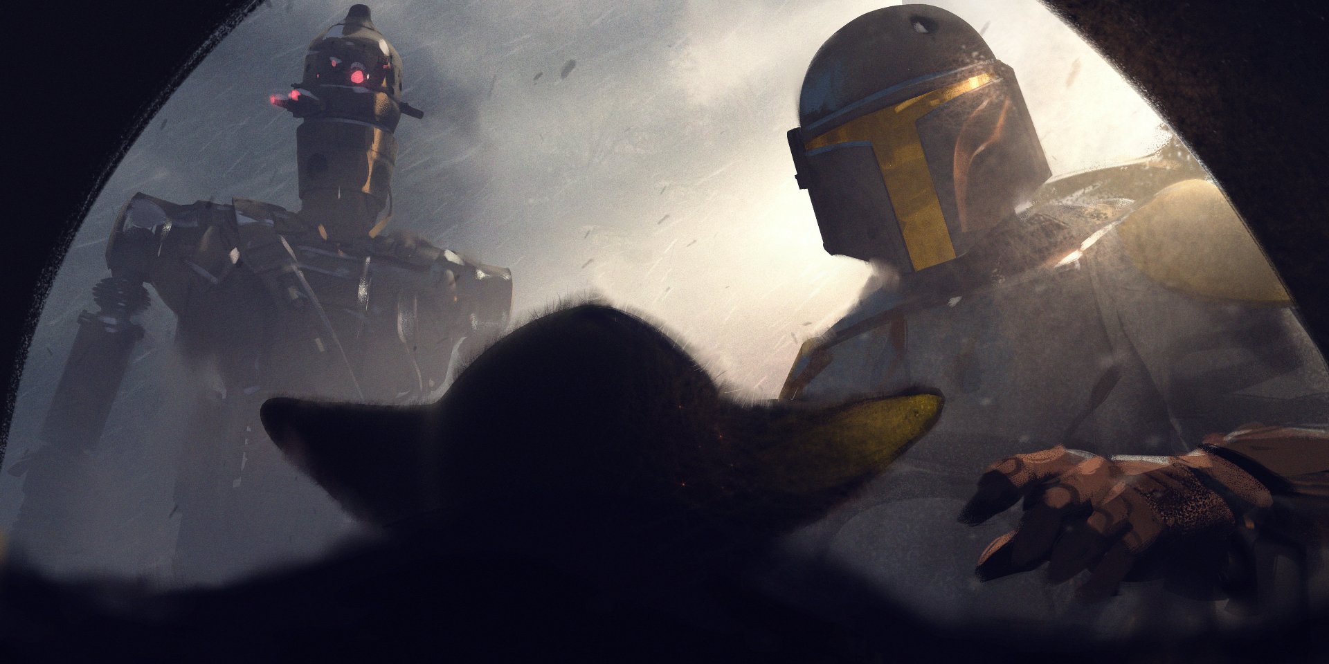 Download IG-11 (Star Wars) Baby Yoda The Mandalorian (Character) TV Show The Mandalorian (TV Show) HD Wallpaper by Jama Jurabaev