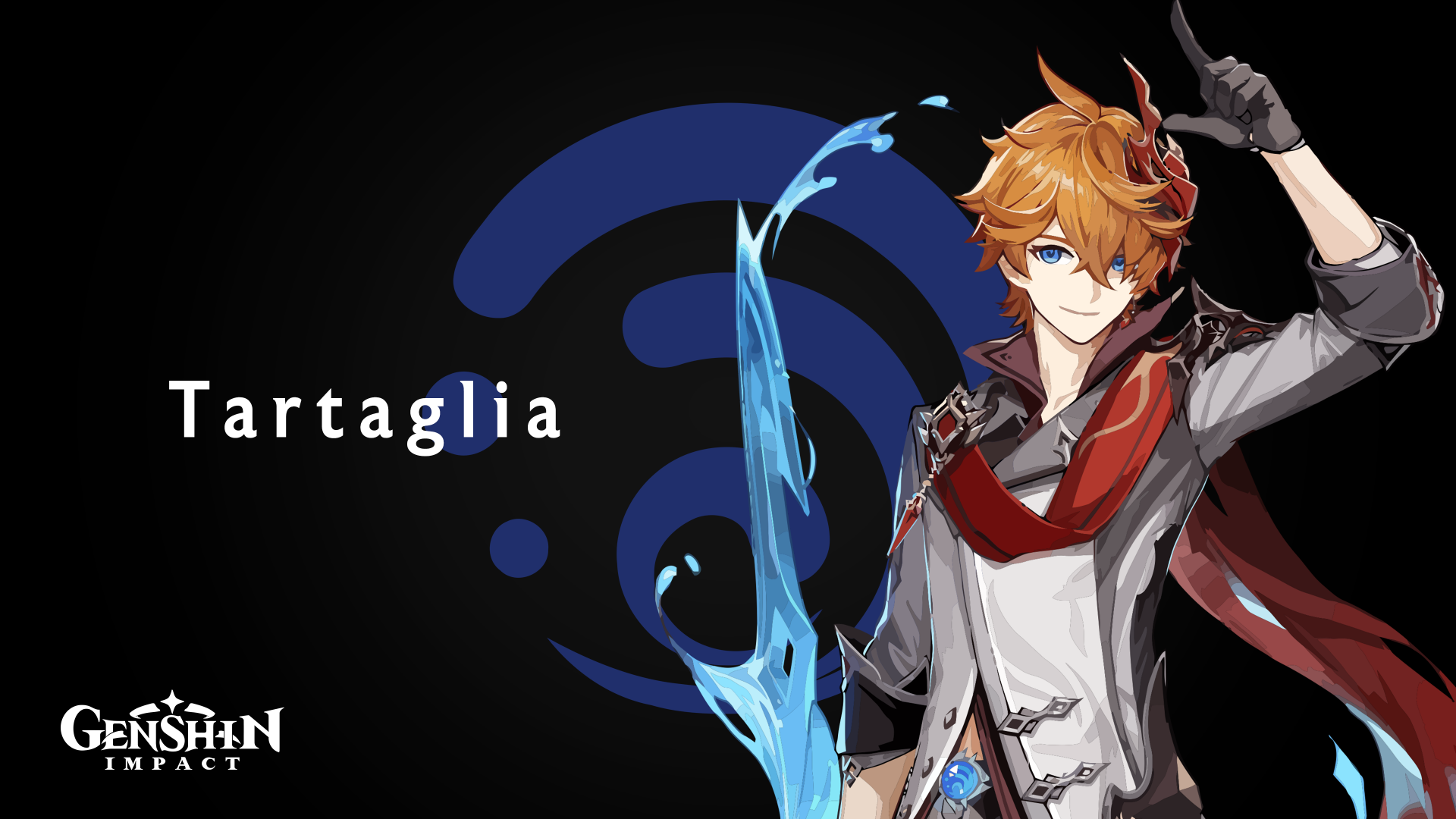 Genshin Impact - Tartaglia (Childe) by laurencee_desu