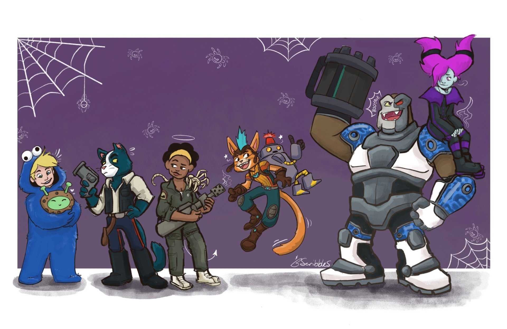 Download TV Show Final Space HD Wallpaper by butterflyscribbles