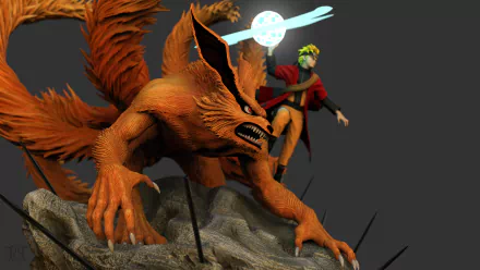 Kurama (Naruto) Naruto Uzumaki Anime Naruto HD Desktop Wallpaper | Background Image