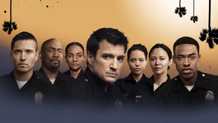Eric Winter Melissa O'Neil Titus Makin Jr. Alyssa Diaz Nathan Fillion Richard T. Jones Mekia Cox TV Show The Rookie HD Desktop Wallpaper | Background Image