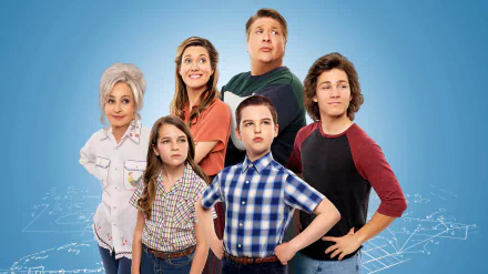 TV Show Young Sheldon HD Desktop Wallpaper | Background Image