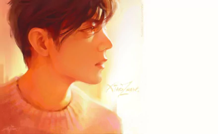 Celebrity Xiao Zhan HD Desktop Wallpaper | Background Image