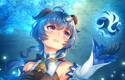 Ganyu (Genshin Impact) video game Genshin Impact HD Desktop Wallpaper | Background Image