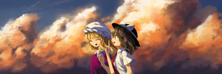 Renko Usami Maribel Hearn Anime Touhou HD Desktop Wallpaper | Background Image