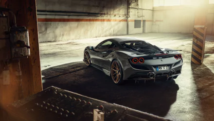 supercar silver car car Ferrari vehicle Ferrari F8 Tributo HD Desktop Wallpaper | Background Image