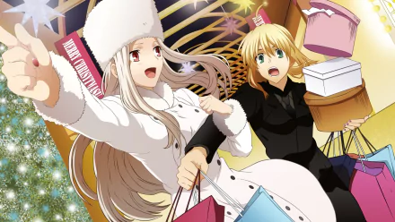 Irisviel Von Einzbern Saber (Fate Series) Anime Fate/Zero HD Desktop Wallpaper | Background Image