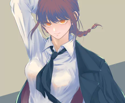 Makima (Chainsaw Man) Anime Chainsaw Man HD Desktop Wallpaper | Background Image