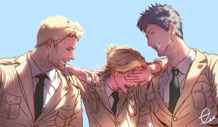 Bertolt Hoover Reiner Braun Annie Leonhart Anime Attack on Titan HD Desktop Wallpaper | Background Image