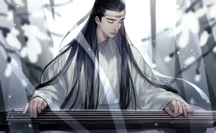 Lan Wangji Anime Mo Dao Zu Shi HD Desktop Wallpaper | Background Image