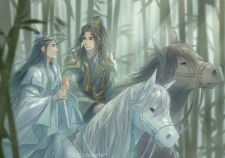 Nie Mingjue Chifeng-Zun Lan Xichen Anime Mo Dao Zu Shi HD Desktop Wallpaper | Background Image