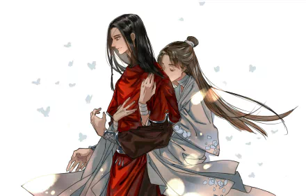 Crimson Rain Sought Flower San Lang Hua Cheng His Royal Highness the Crown Prince of Xianle Xie Lian Anime Tian Guan Ci Fu HD Desktop Wallpaper | Background Image