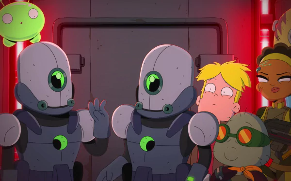 blonde KVN (Final Space) Clarence Polkawitz Mooncake (Final Space) Nightfall (Final Space) Gary Goodspeed TV Show Final Space HD Desktop Wallpaper | Background Image