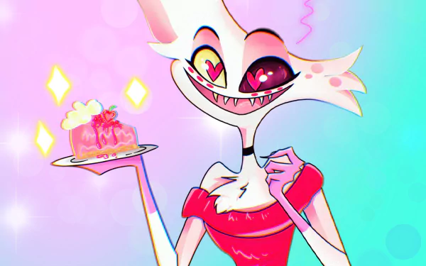 cake Angel Dust (Hazbin Hotel) TV Show Hazbin Hotel HD Desktop Wallpaper | Background Image